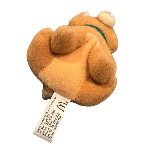 Vintage Walt Disney Oliver & Company 1988 McDonald’s Oliver Mini Plush Ornament - Picture 5 of 7
